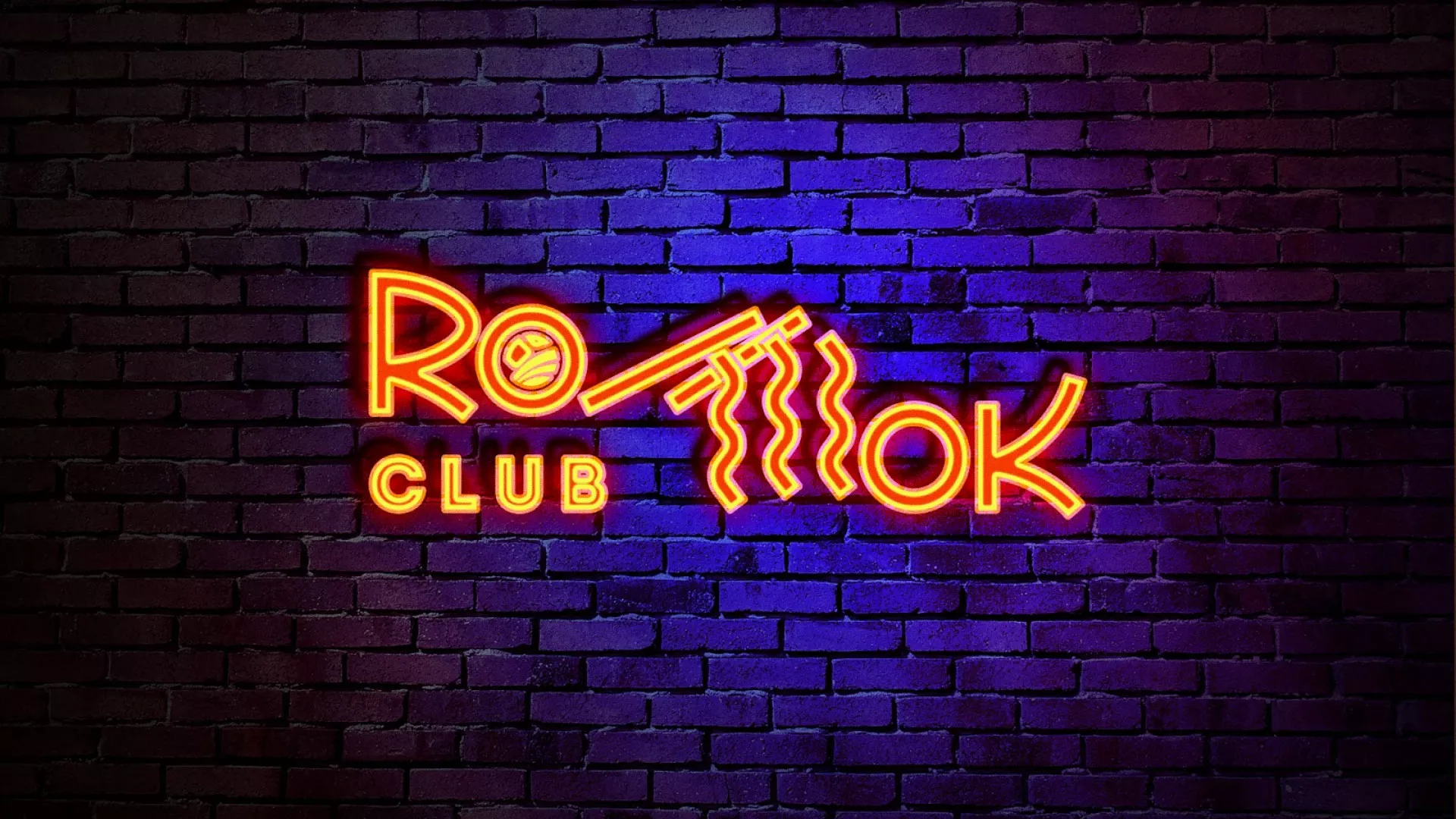 Разработка интерьерной вывески суши-бара «Roll Wok Club» в Уварово
